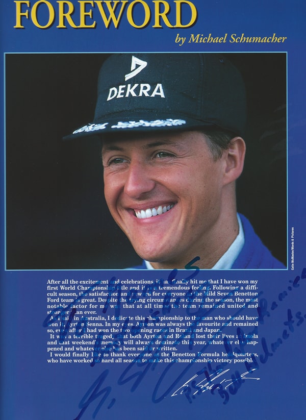 Michael Schumacher – 1994 – Ref Pt 1 Michael Schumacher
