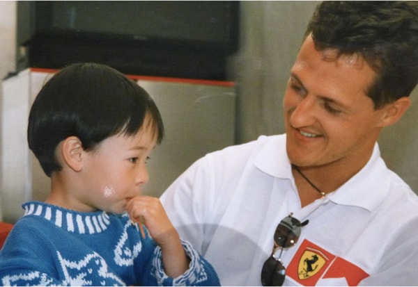 Michael Schumacher – With Sean – 1996 – Pic 3 Michael Schumacher
