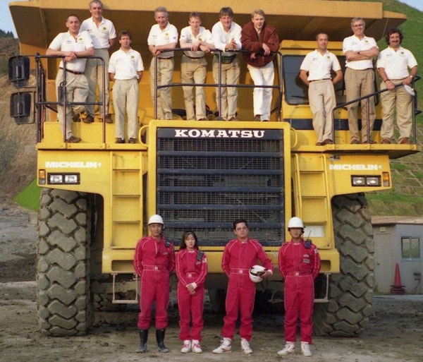 Mika Hakkinen – Komatsu Visit – 1991 – Pic 2  Mika Häkkinen