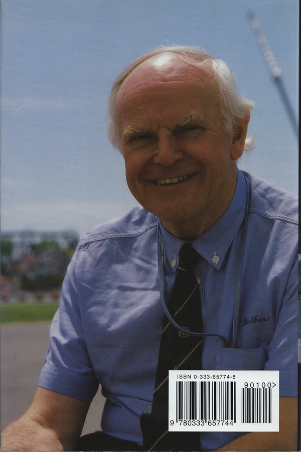 Sid Watkins – Back Cover Of Sids Book – Pic 1 Sid Watkins